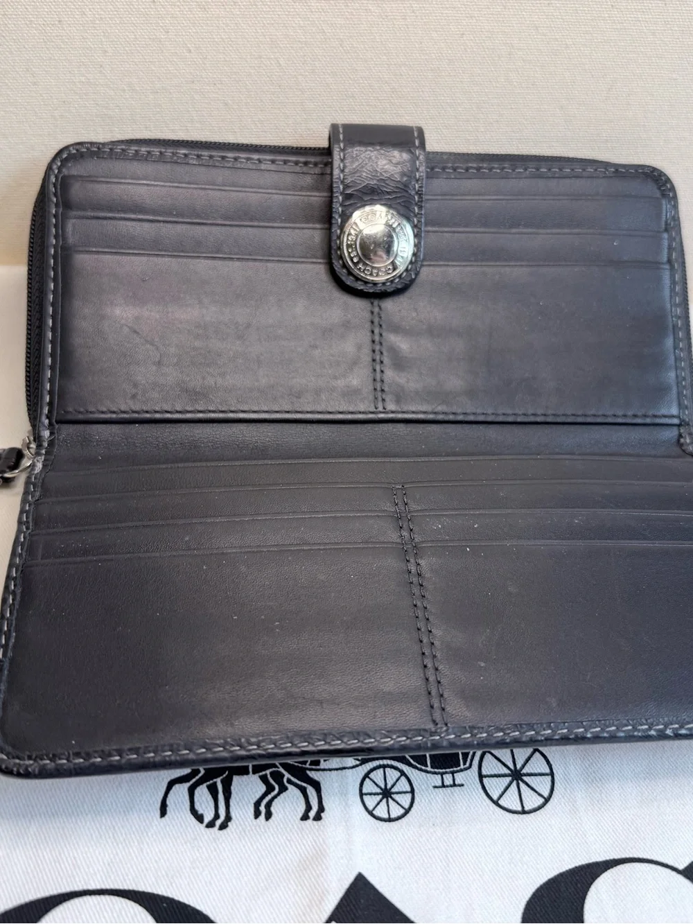Coach Poppy Plaid Trio — Satchel + Wallet + Makeup Case - EUC + Dust Bag